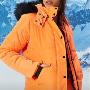 Active Faux Fur Puffer Jacket